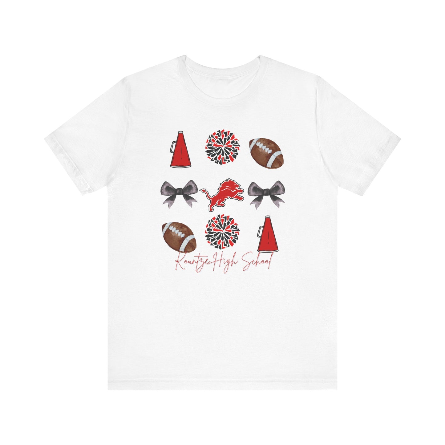 Kountze High School Spirit T-Shirt | Lions Mascot Cheer Football Pep Rally Tee | Game Day School Pride Shirt