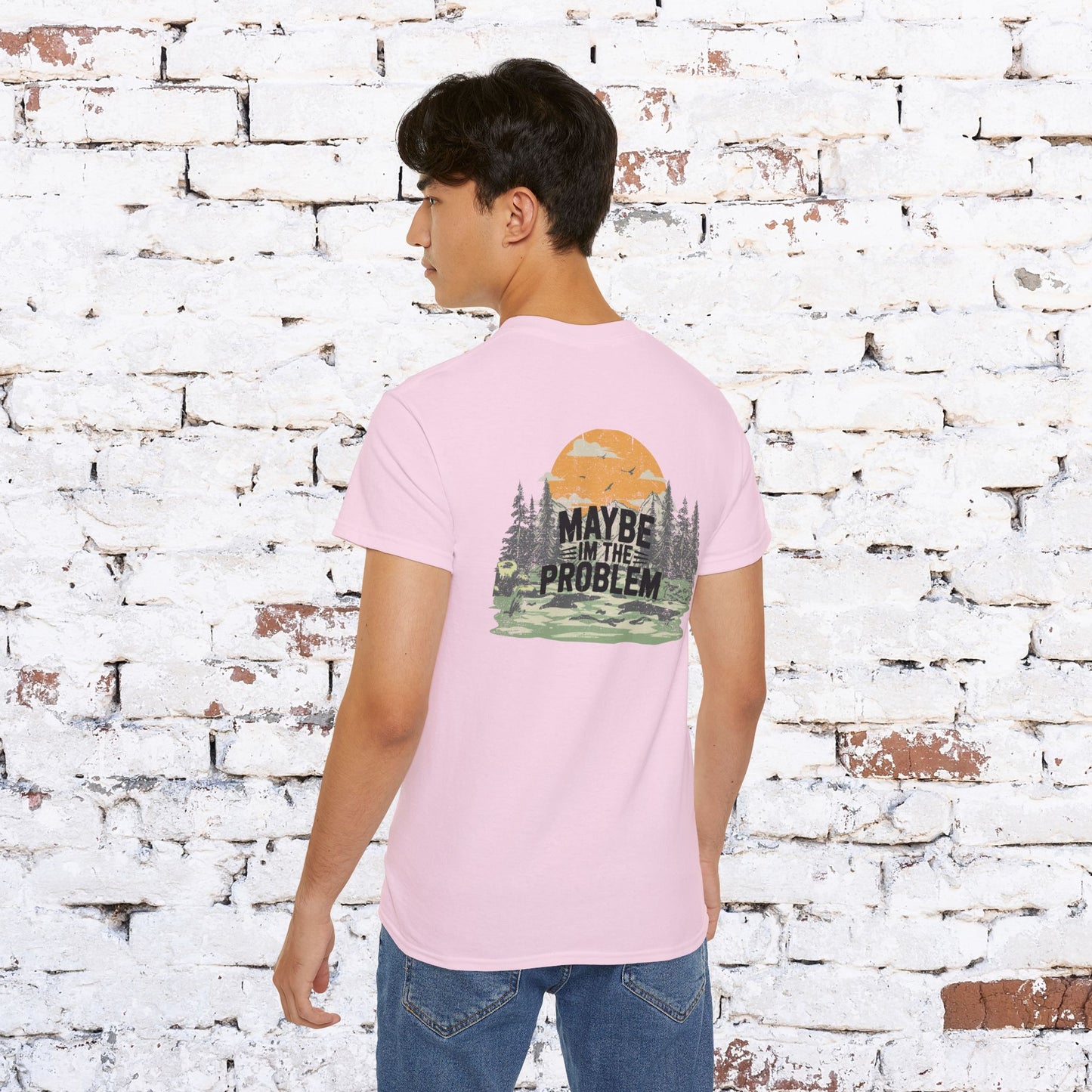 Funny Outdoorsy Unisex Ultra Cotton Tee - "Maybe I'm the Problem"