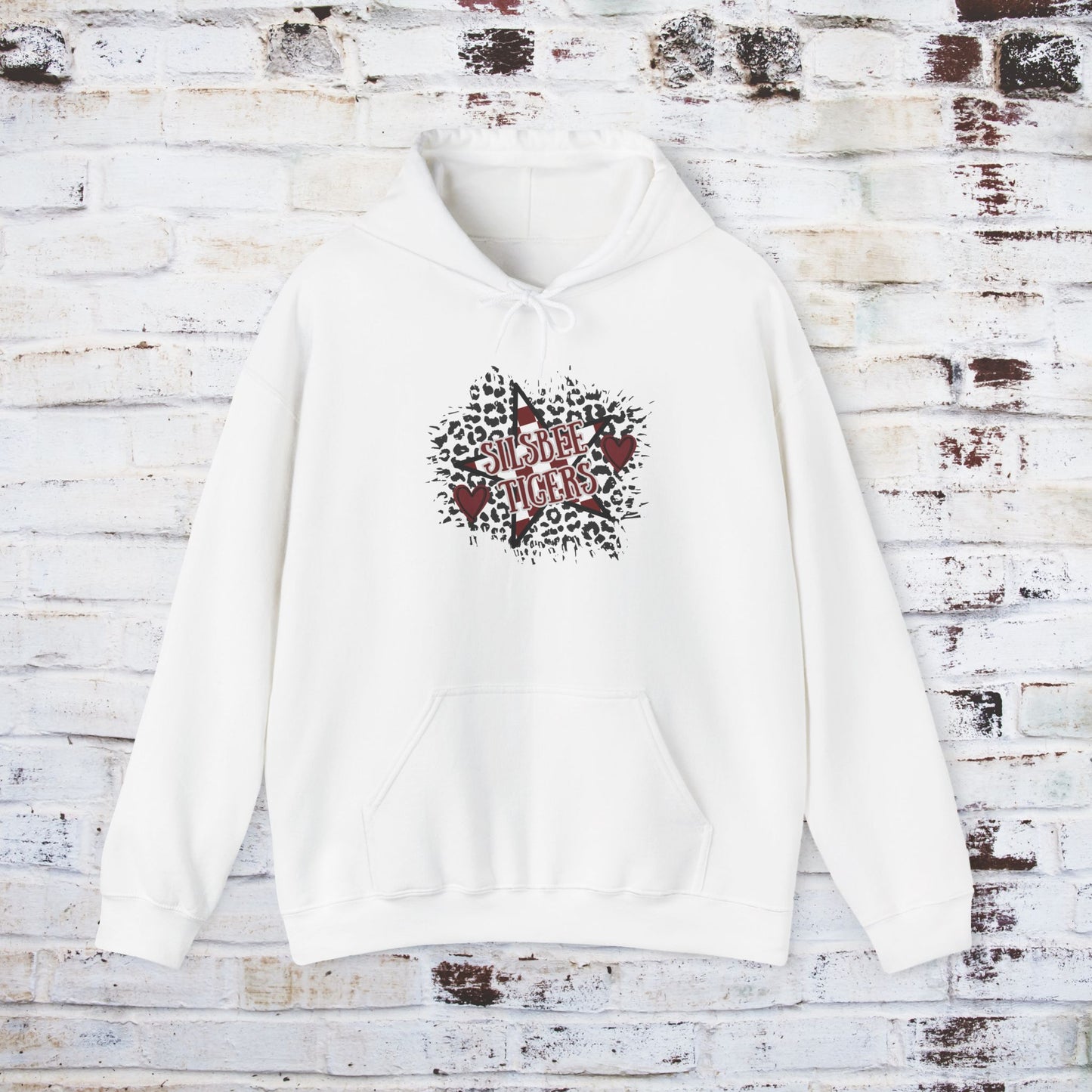 Unisex Heavy Blend™ Hooded Sweatshirt - Silsbee Tigers Graphic Sweatshirt