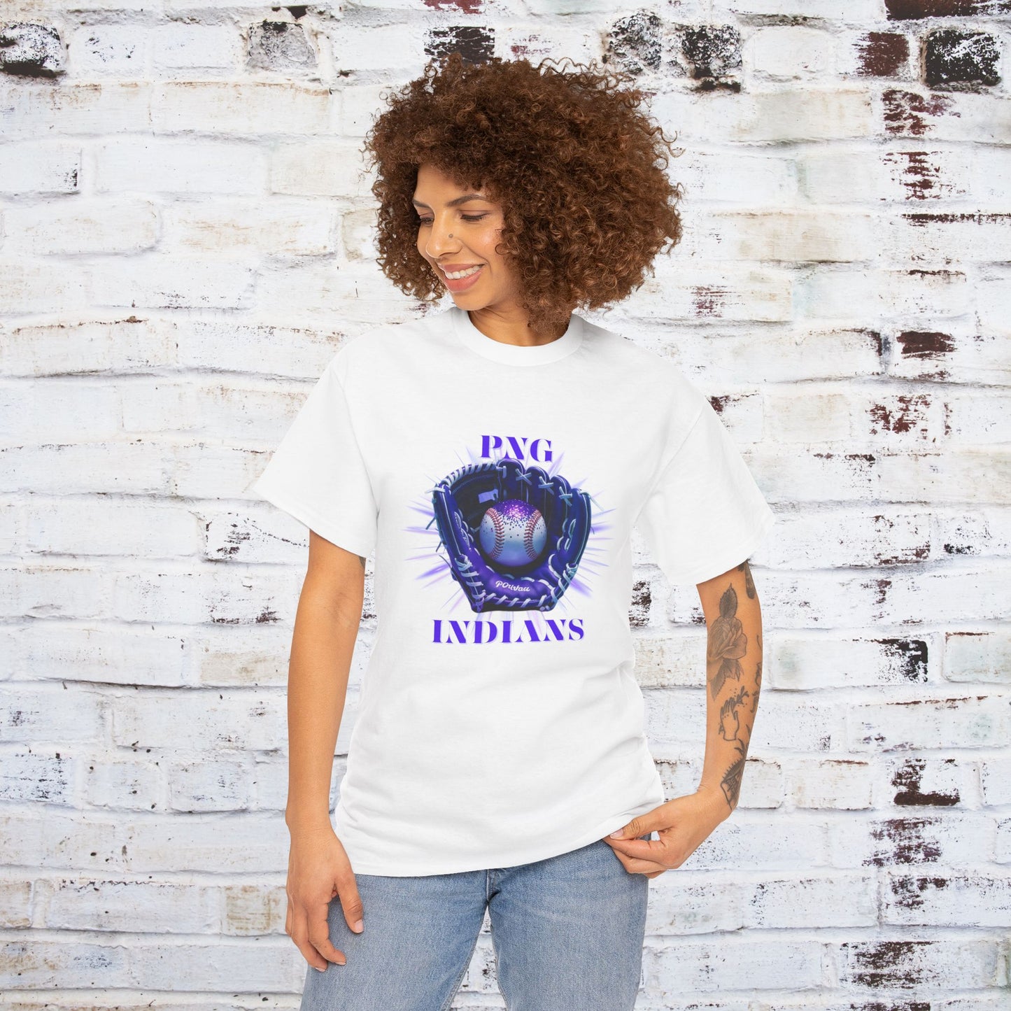 PNG Indian Baseball Team Tee