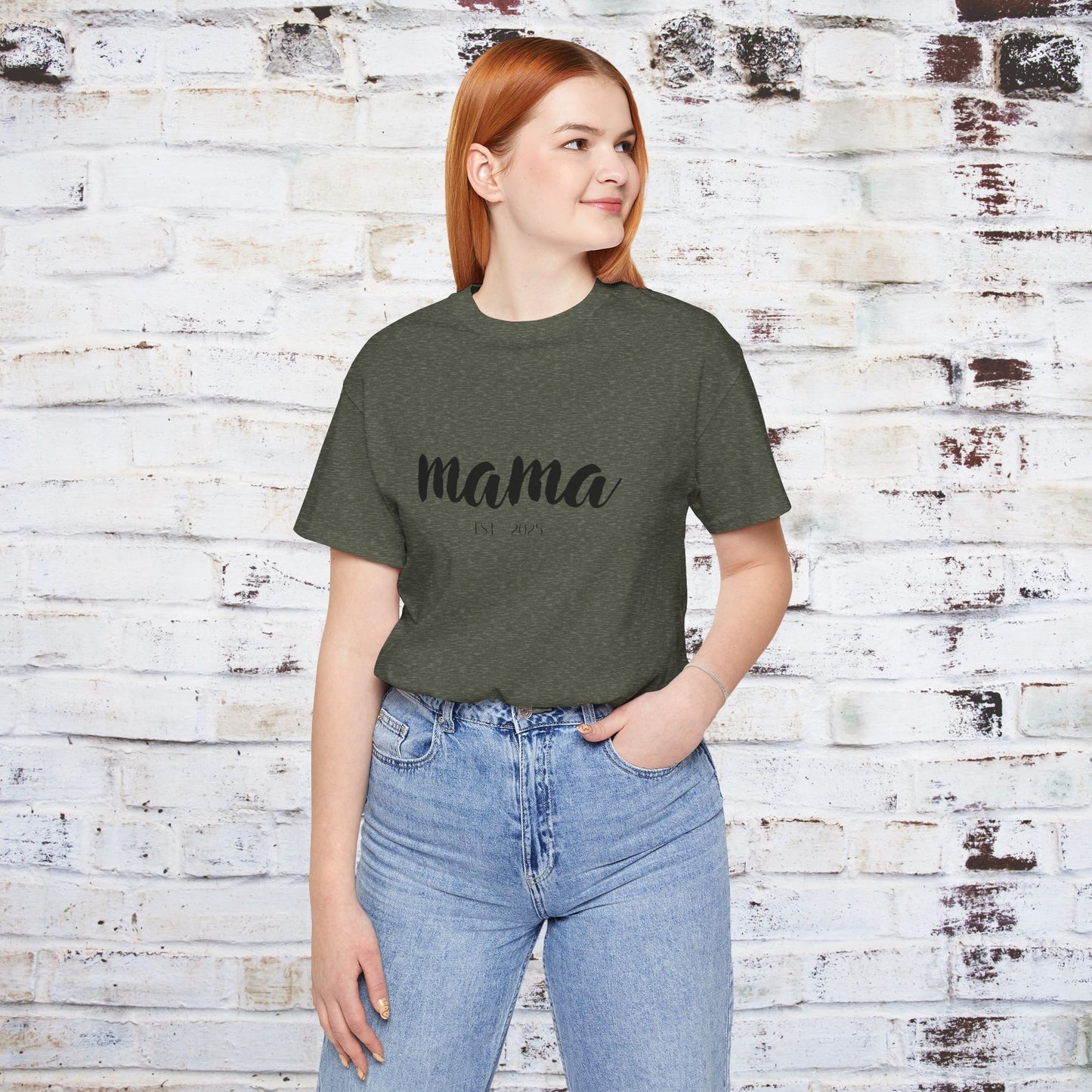Mama Established 2023 Unisex Short Sleeve Tee - Perfect Gift for New Moms