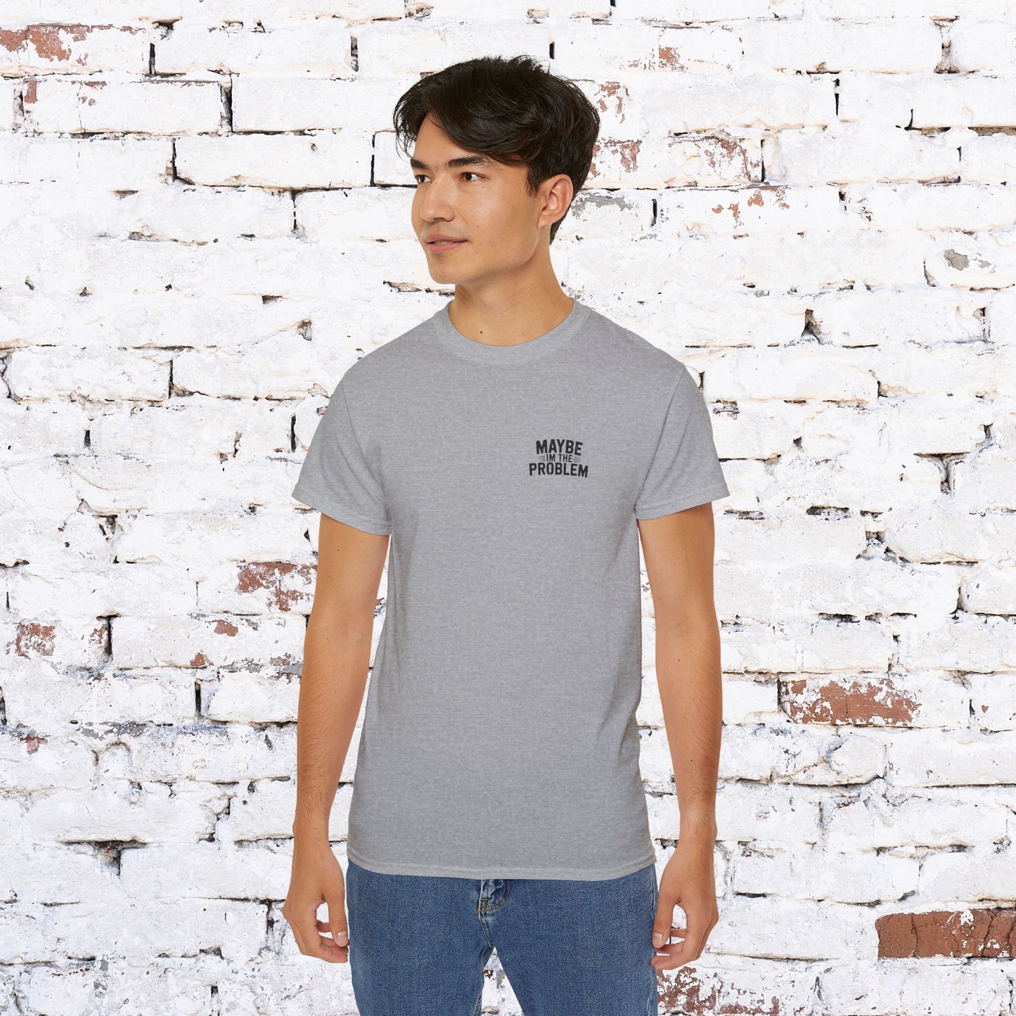 Funny Outdoorsy Unisex Ultra Cotton Tee - "Maybe I'm the Problem"