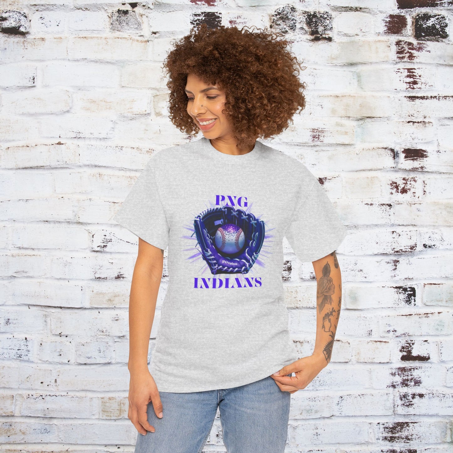 PNG Indian Baseball Team Tee