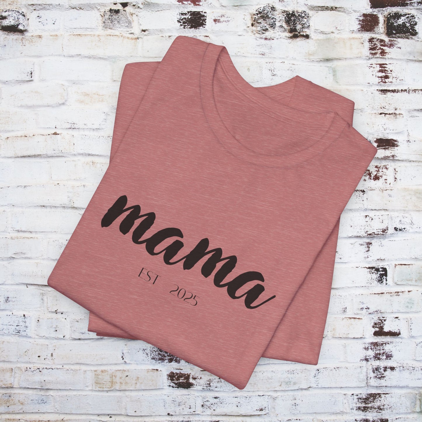 Mama Established 2023 Unisex Short Sleeve Tee - Perfect Gift for New Moms