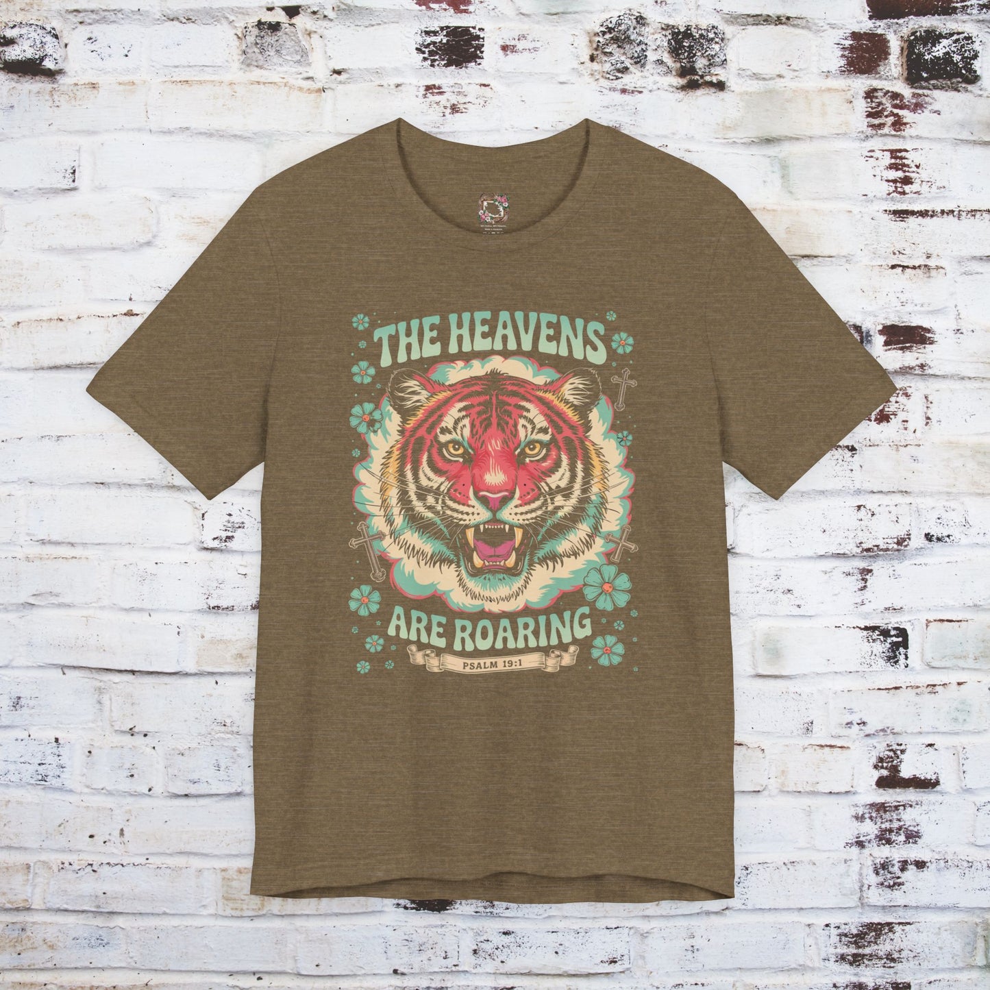 The Heavens Are Roaring Shirt, Christian Worship Graphic Tee, Inspirational Bible Verse T-Shirt, Faith-Based Jesus Shirt for Women