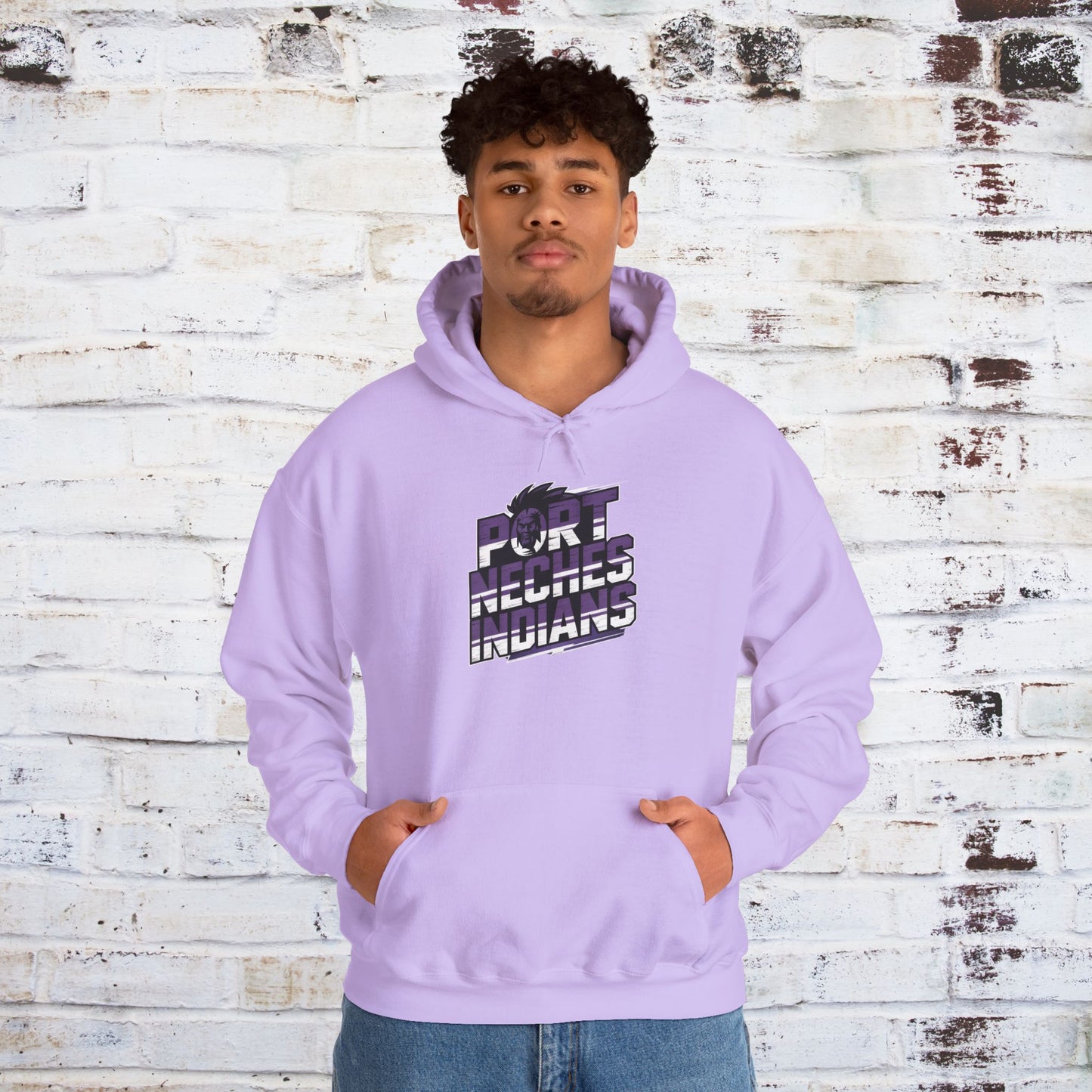 Port Neches Indians Unisex Heavy Blend Hoodie - Comfortable and Stylish Sweatshirt