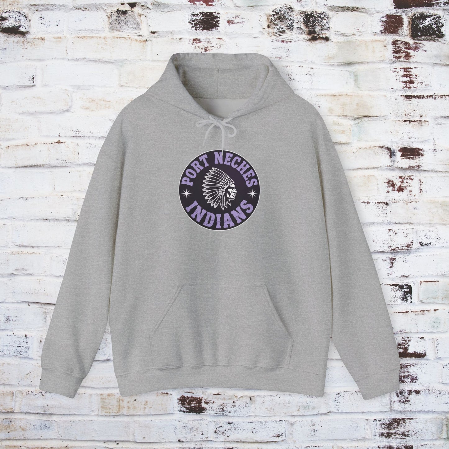 Port Neches Indians Hoodie - Unisex Heavy Blend™ Sweatshirt