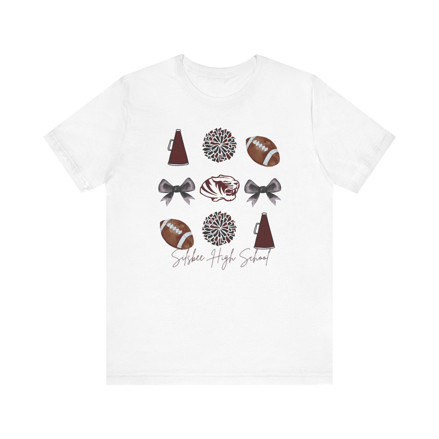 Silsbee High School Spirit T-Shirt | Tiger Mascot Cheer Football Pep Rally Tee | Game Day School Pride Shirt