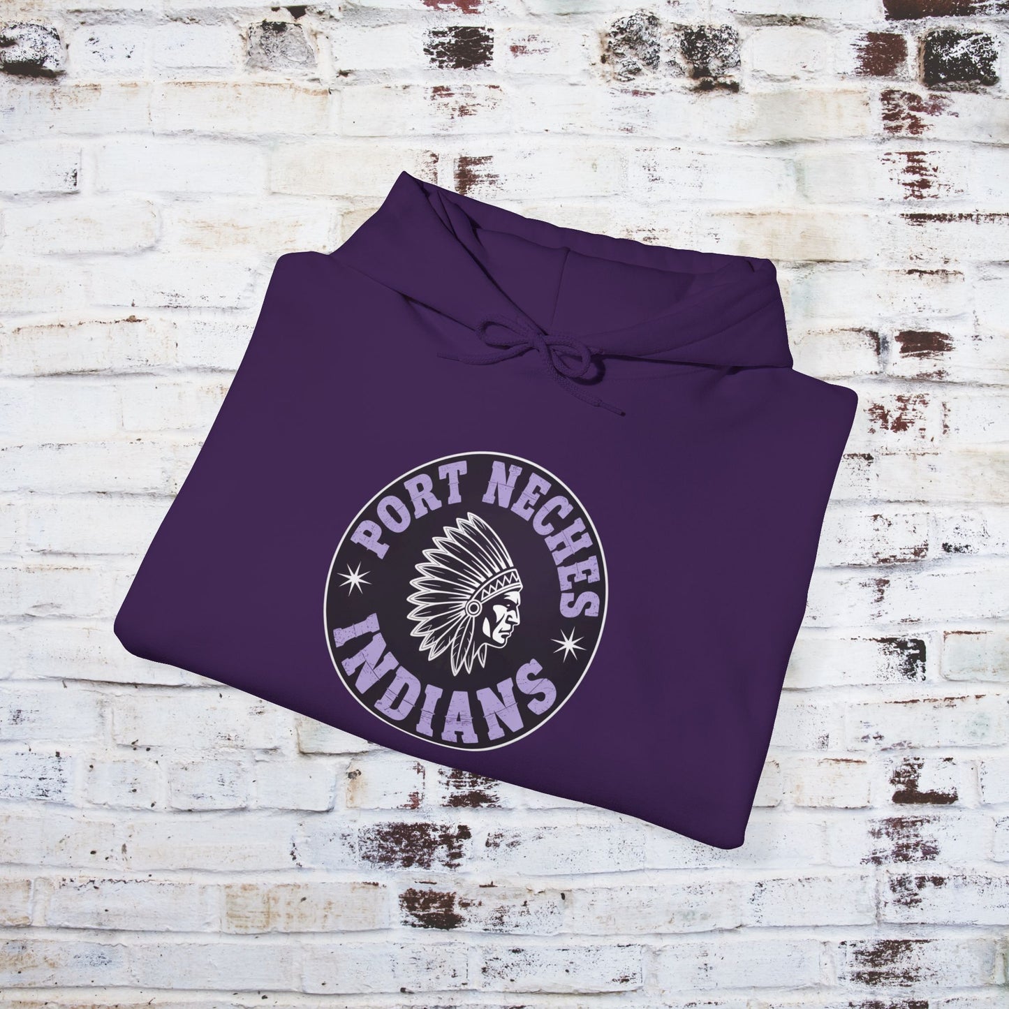 Port Neches Indians Hoodie - Unisex Heavy Blend™ Sweatshirt