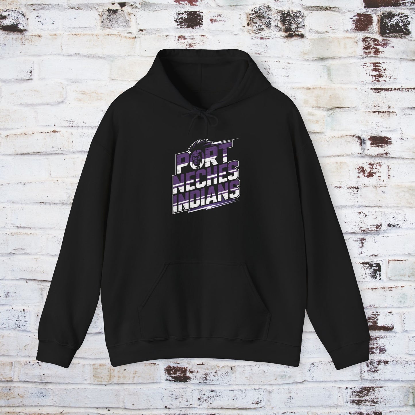 Port Neches Indians Unisex Heavy Blend Hoodie - Comfortable and Stylish Sweatshirt