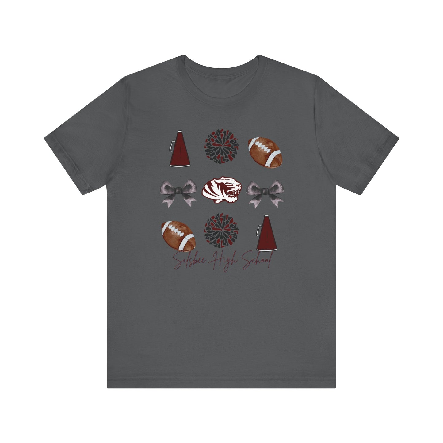 Silsbee High School Spirit T-Shirt | Tiger Mascot Cheer Football Pep Rally Tee | Game Day School Pride Shirt