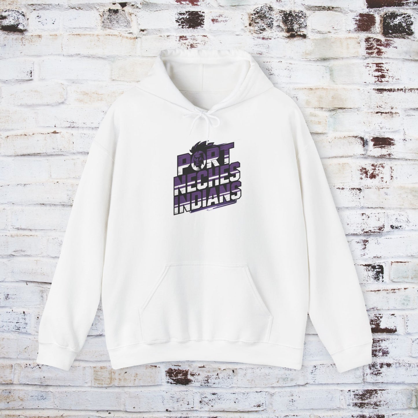 Port Neches Indians Unisex Heavy Blend Hoodie - Comfortable and Stylish Sweatshirt