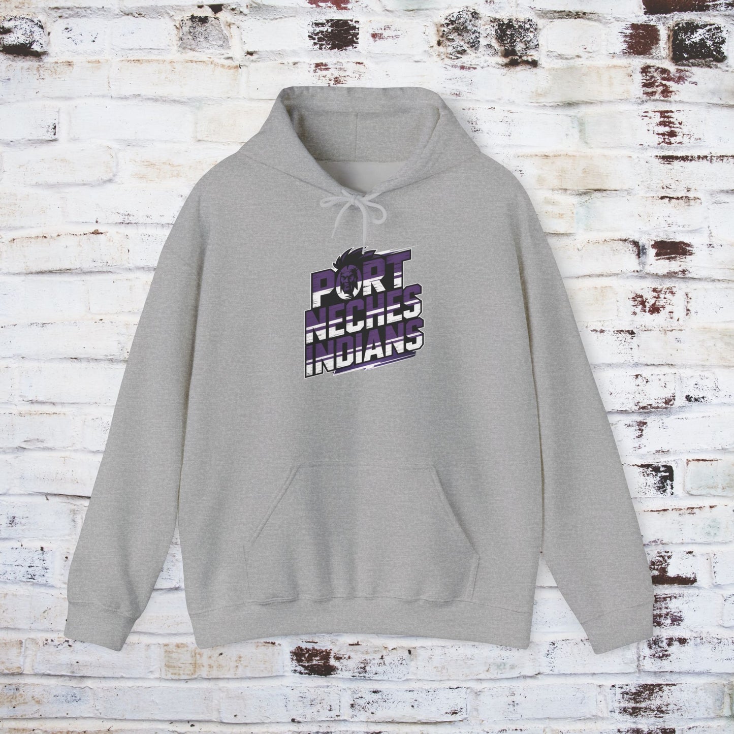 Port Neches Indians Unisex Heavy Blend Hoodie - Comfortable and Stylish Sweatshirt