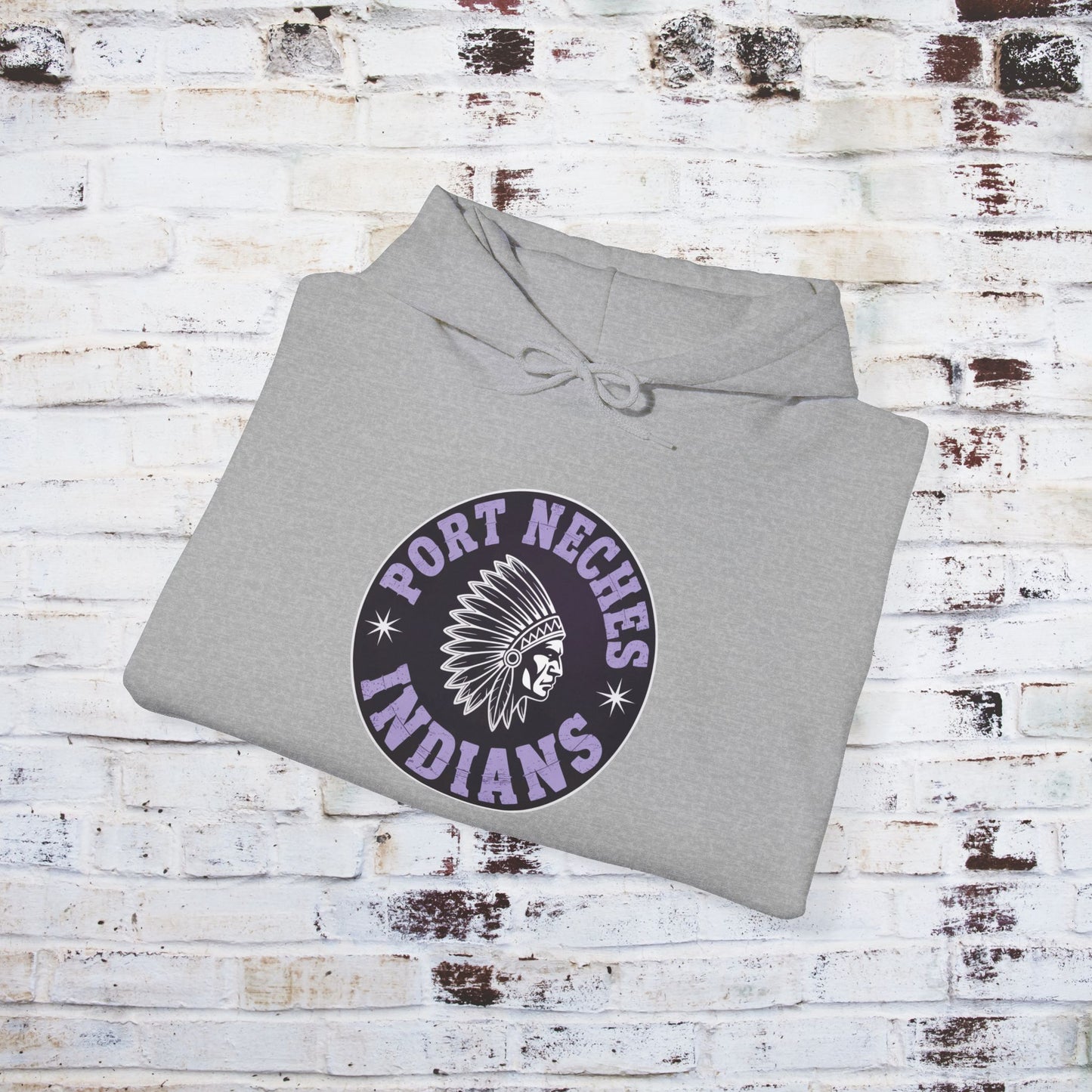 Port Neches Indians Hoodie - Unisex Heavy Blend™ Sweatshirt