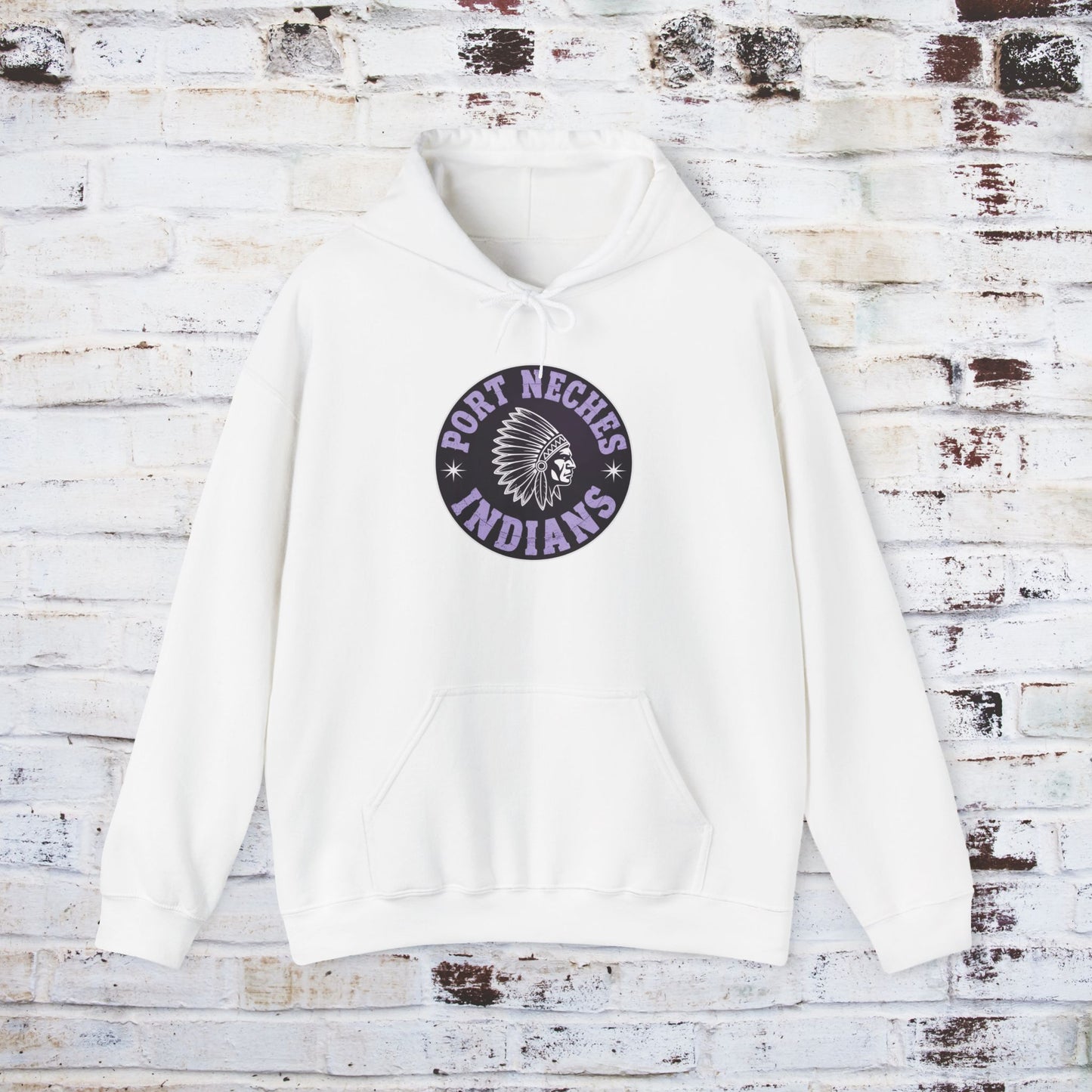 Port Neches Indians Hoodie - Unisex Heavy Blend™ Sweatshirt