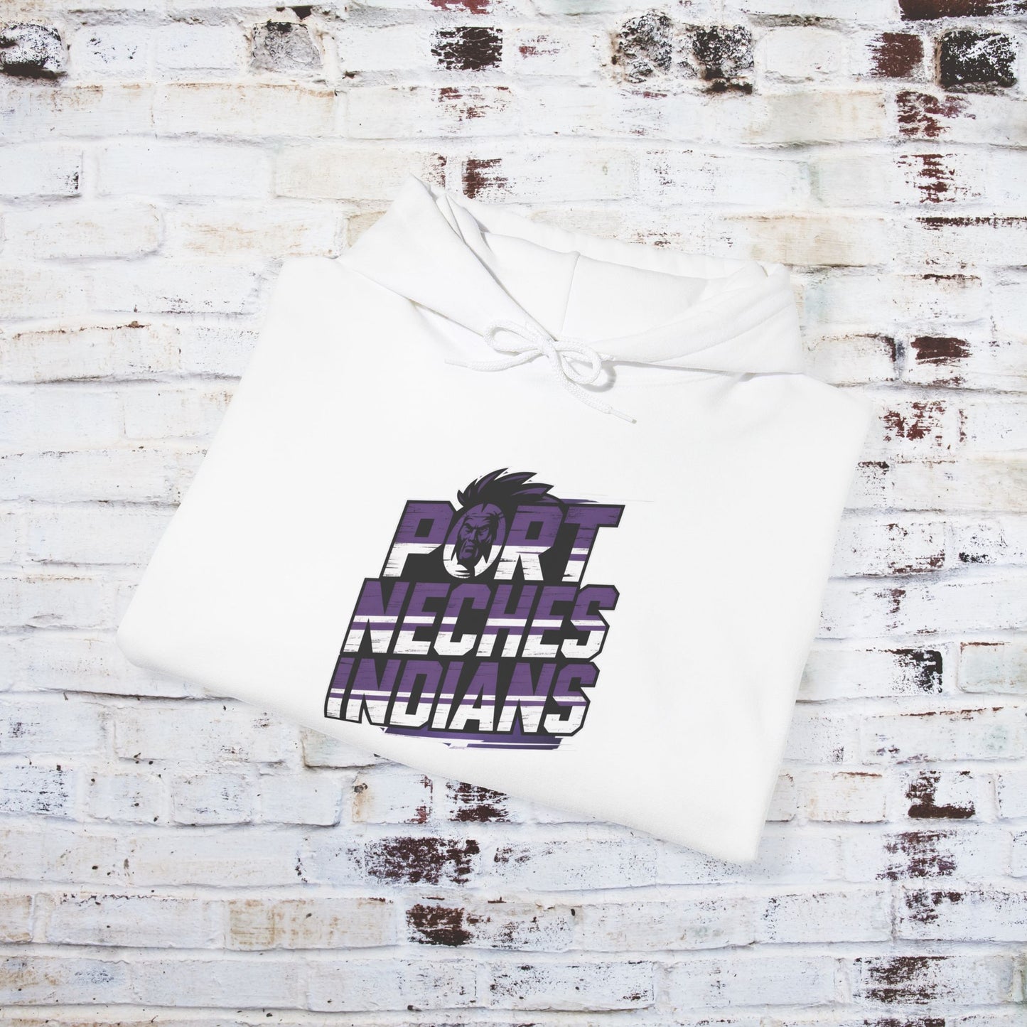 Port Neches Indians Unisex Heavy Blend Hoodie - Comfortable and Stylish Sweatshirt