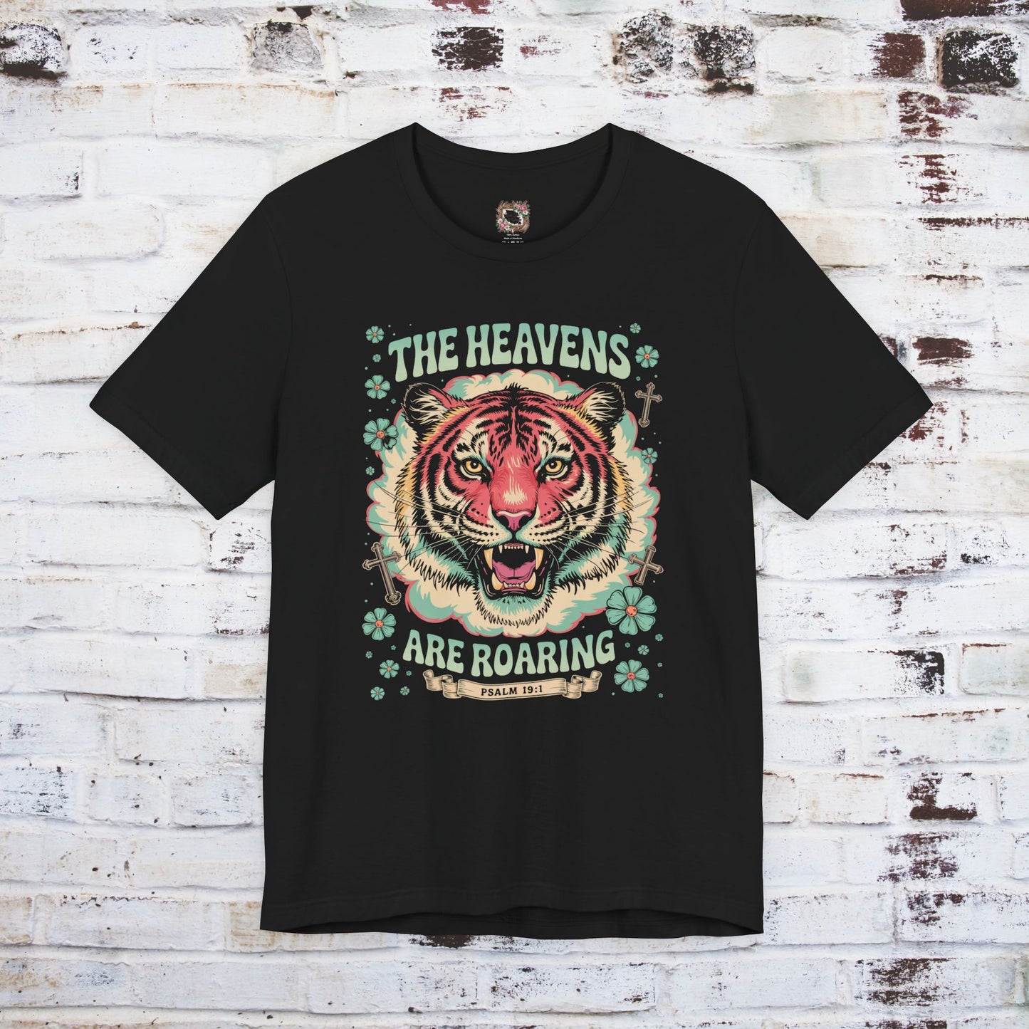 The Heavens Are Roaring Shirt, Christian Worship Graphic Tee, Inspirational Bible Verse T-Shirt, Faith-Based Jesus Shirt for Women