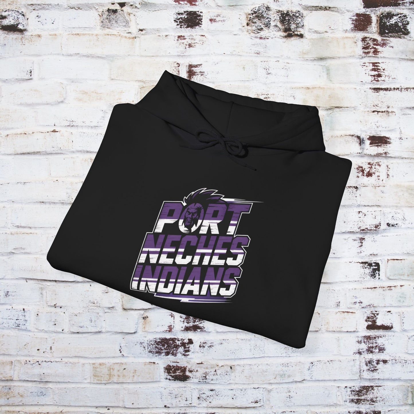 Port Neches Indians Unisex Heavy Blend Hoodie - Comfortable and Stylish Sweatshirt