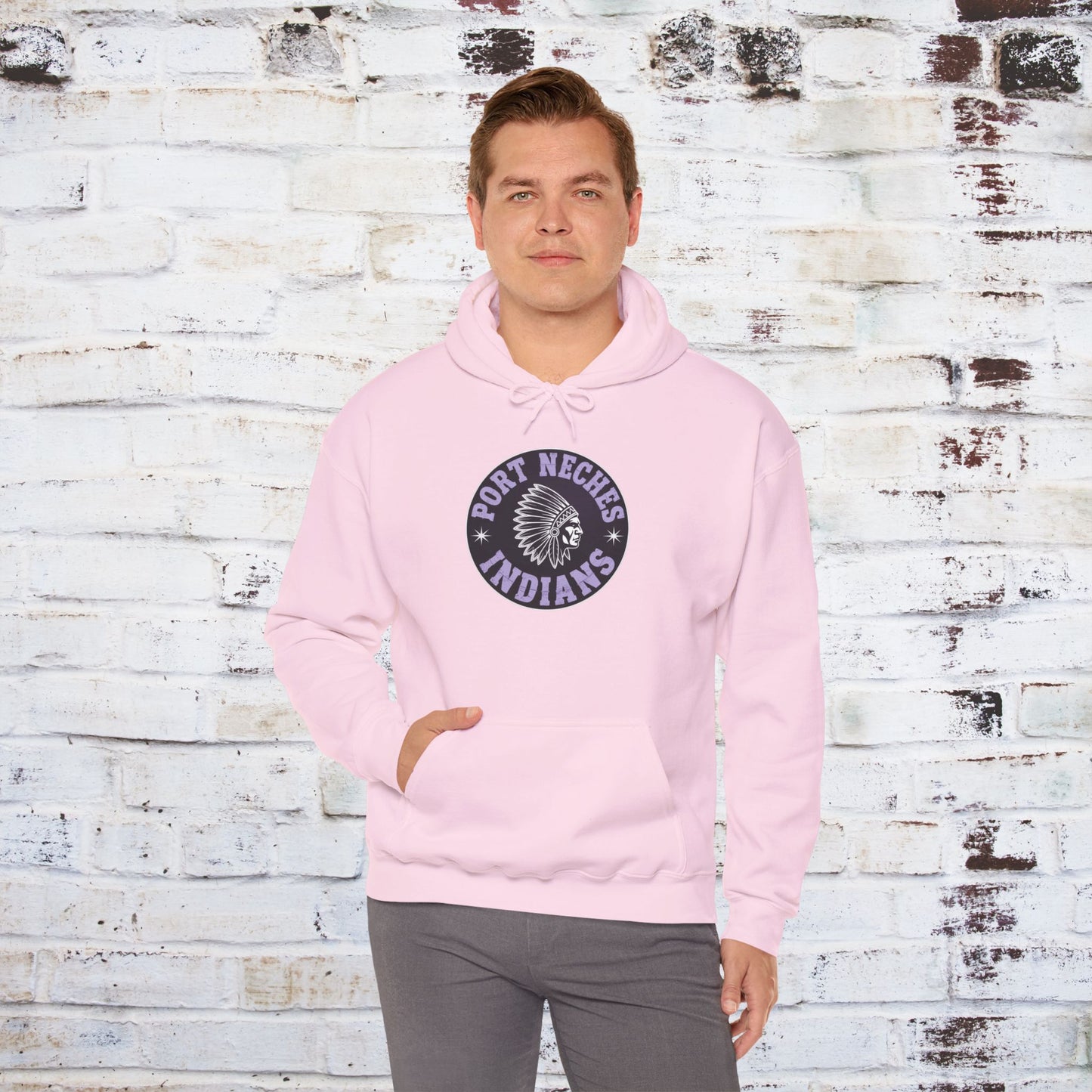 Port Neches Indians Hoodie - Unisex Heavy Blend™ Sweatshirt