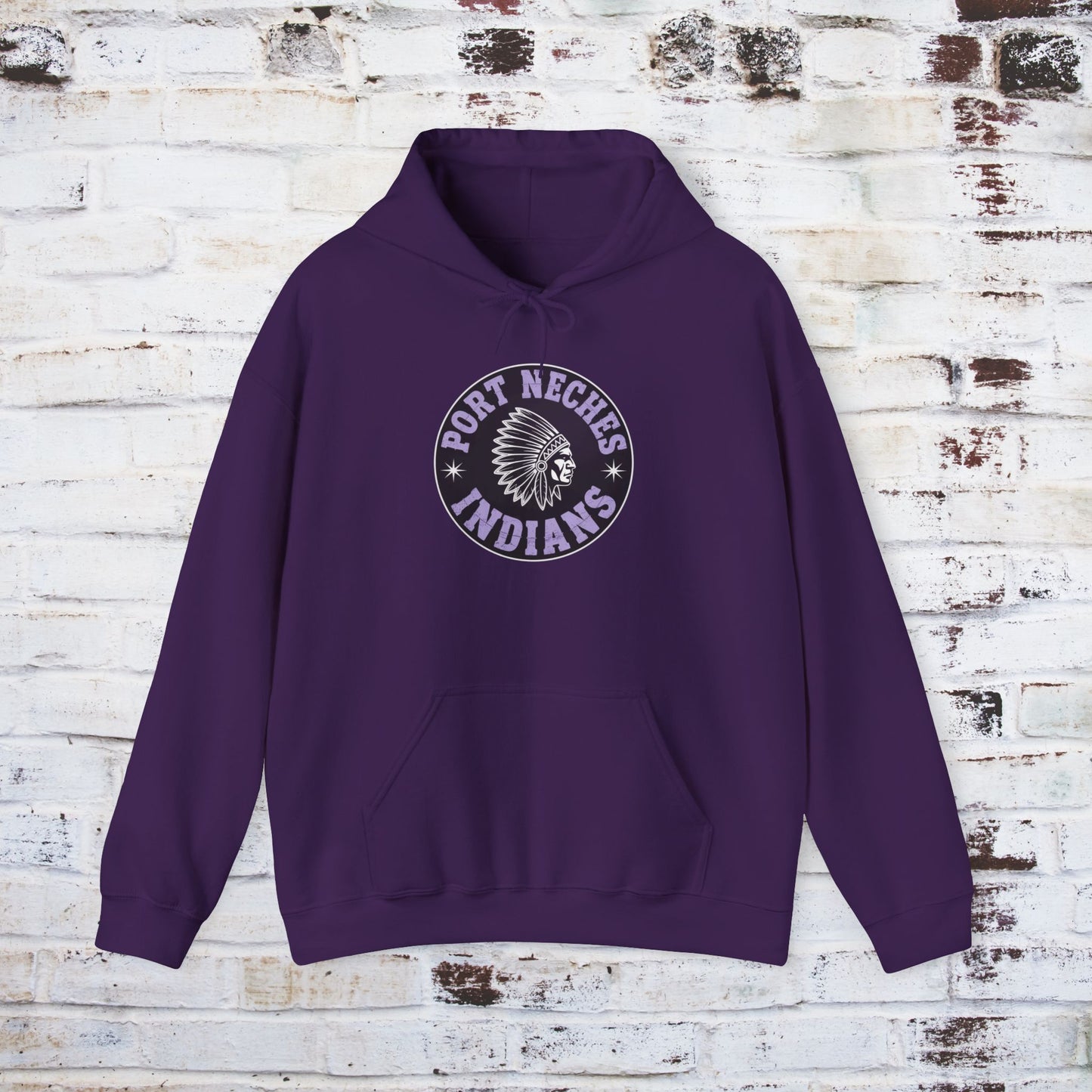 Port Neches Indians Hoodie - Unisex Heavy Blend™ Sweatshirt