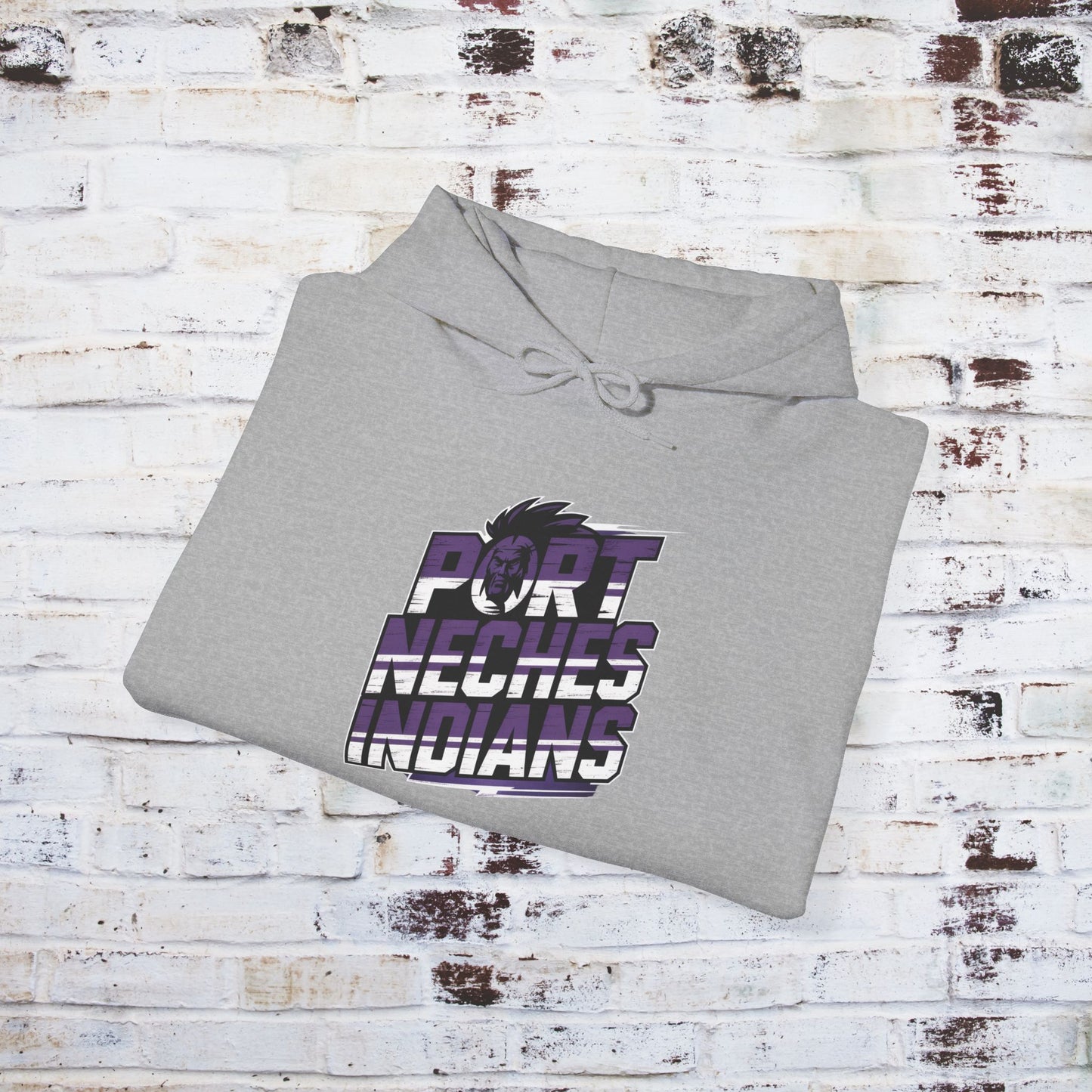 Port Neches Indians Unisex Heavy Blend Hoodie - Comfortable and Stylish Sweatshirt