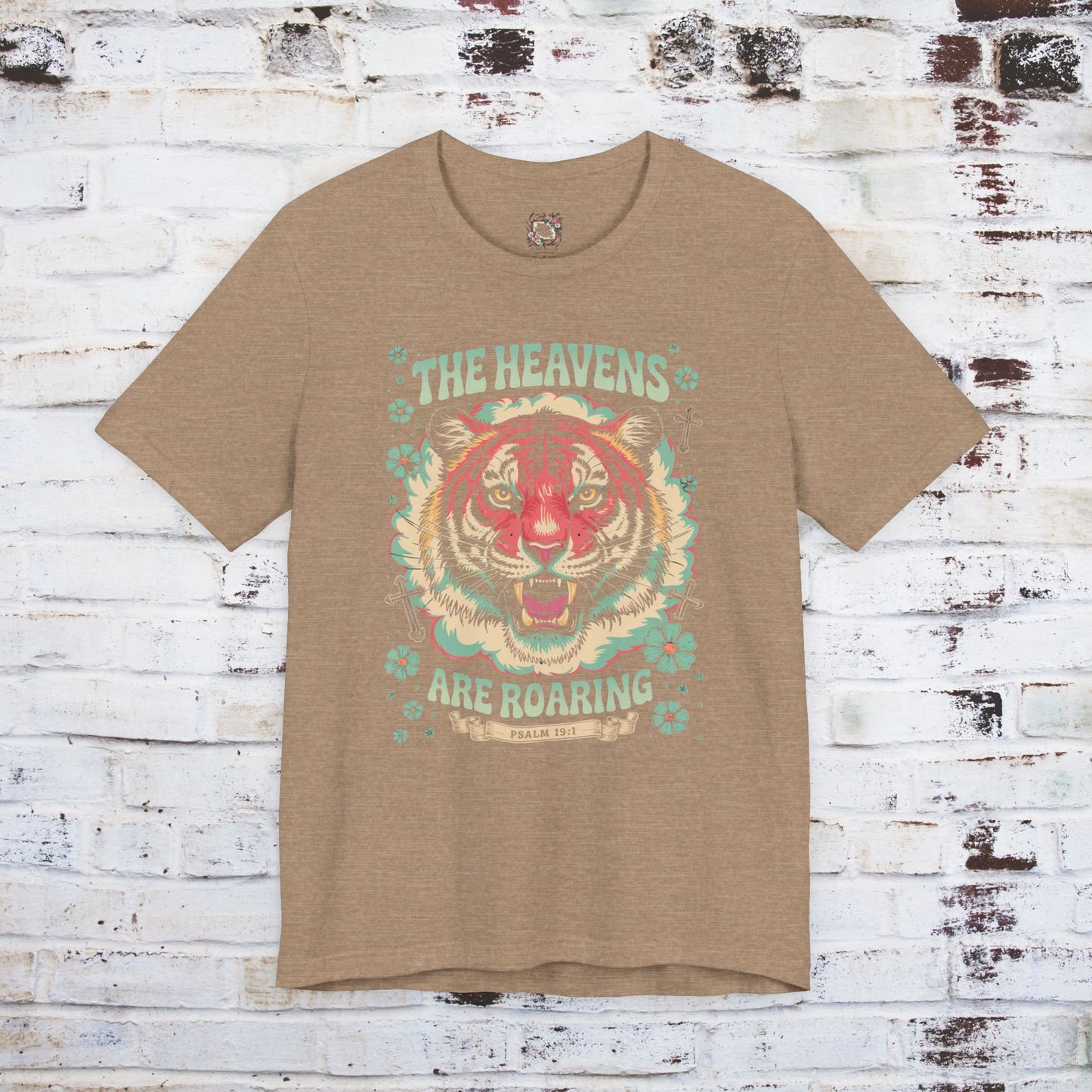 The Heavens Are Roaring Shirt, Christian Worship Graphic Tee, Inspirational Bible Verse T-Shirt, Faith-Based Jesus Shirt for Women