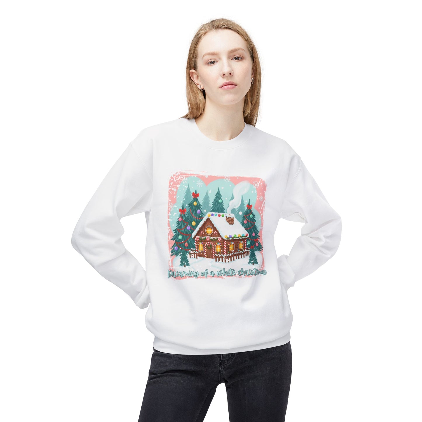Cozy Holiday Fleece Sweatshirt - Perfect Gift for Christmas, Winter Warmth, Festive Apparel, Unisex Crewneck