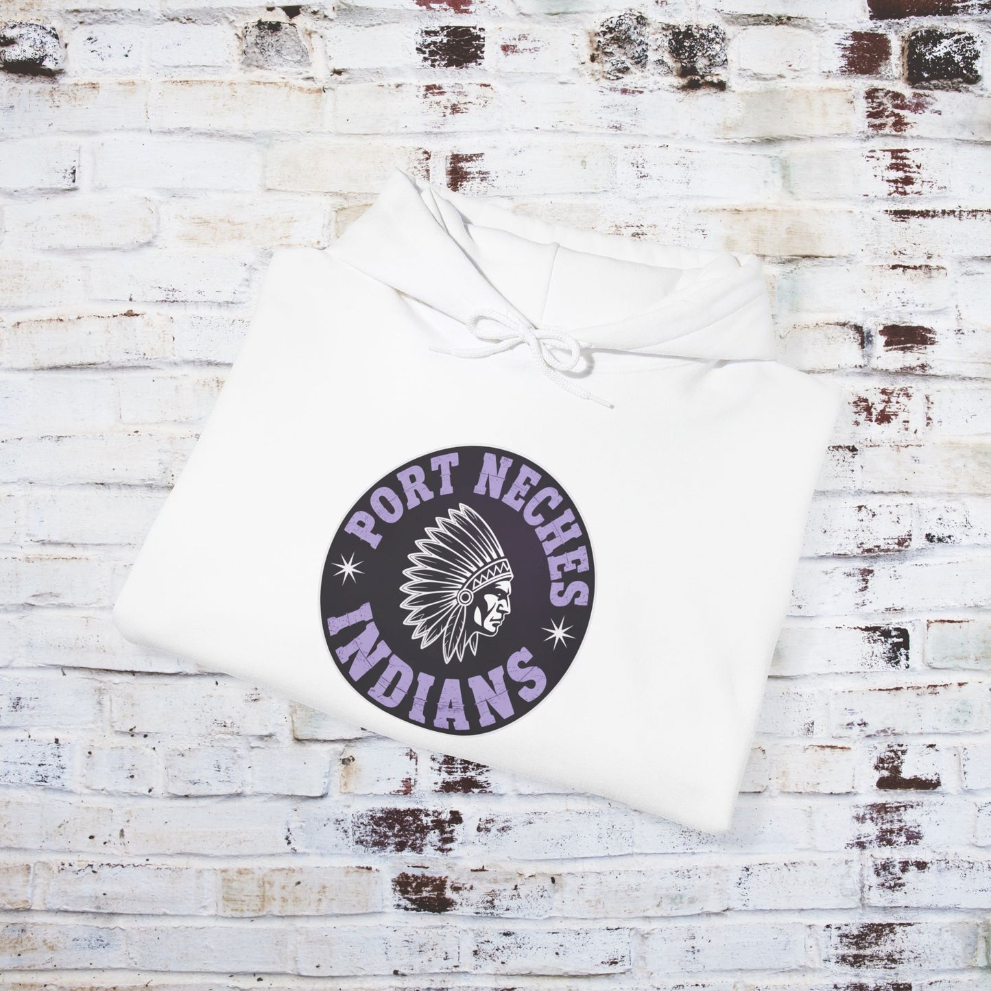 Port Neches Indians Hoodie - Unisex Heavy Blend™ Sweatshirt
